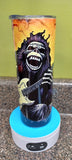 Rocking Bigfoot with Guitar 20 oz tumbler YOU CHOOSE STYLE