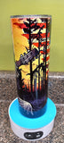 Rocking Bigfoot with Guitar 20 oz tumbler YOU CHOOSE STYLE