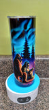Camping Bigfoot Family 20 oz tumbler YOU CHOOSE STYLE