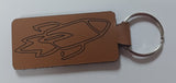 New Center Rockets Leather Engraved Key Chain YOU PERSONALIZE