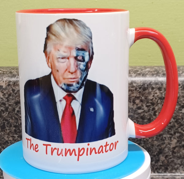 Trumpinator 11 or 15 oz ceramic coffee mug CHOOSE STYLE