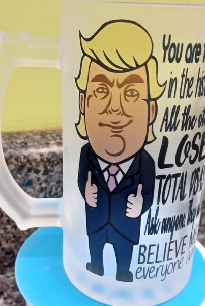 Trump Your'e the Best 16 oz Beer Mug, Father or any Title