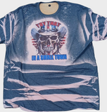 Skull Try that in a Small Town Bleached T-shirt