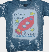 23-24 ART WINNERS ADULT New Center Rockets  BLEACHED Shirt