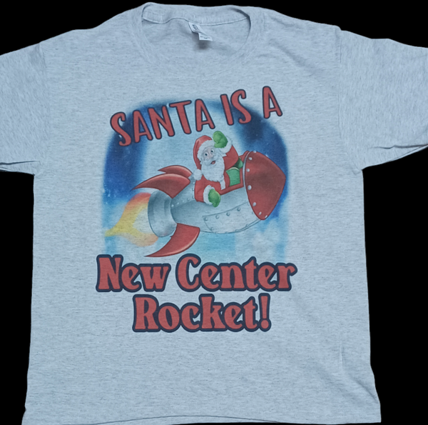 ADULT New Center Rockets SANTA LONG SLEEVE T-shirt