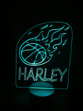 Basketball Flame Glow Light