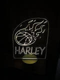 Basketball Flame Glow Light