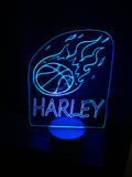 Basketball Flame Glow Light