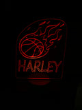 Basketball Flame Glow Light