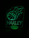 Basketball Flame Glow Light