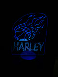 Basketball Flame Glow Light