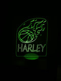 Basketball Flame Glow Light