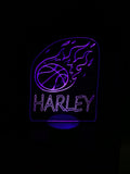 Basketball Flame Glow Light