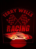 Personalized Racing Glow Light