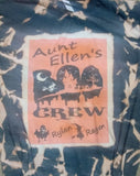 Personalized BOO CREW bleached T-shirt Halloween Adult