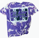 Sevierville Bears Paintbrush Bleached Shirt, Adult