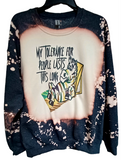 CREATE YOUR OWN Bleached Sweatshirt Choose Graphic & Style