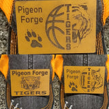 Pigeon Forge Tigers Local School Leather Patch Hats MULTIPLE CHOICES