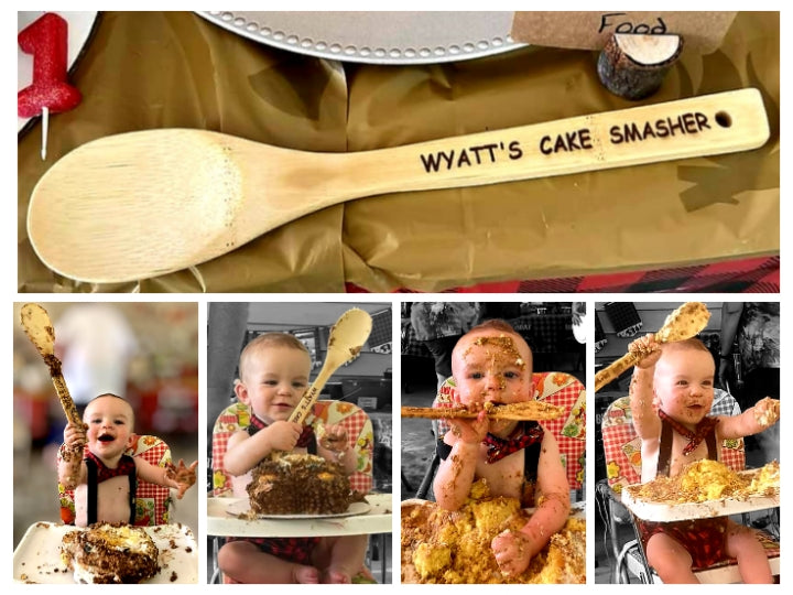 Smash Cake Tutorial and George's First Birthday! - Wood & Spoon