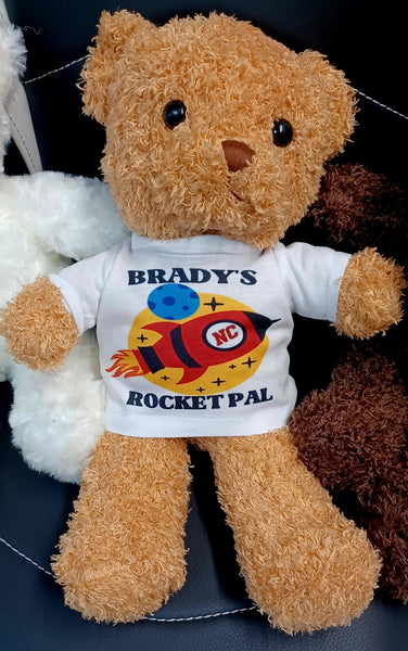 New Center Personalized Rocket Pal 12 inch Bear