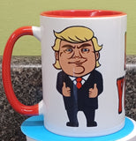 Trump IT'S YUGE 11 or 15 oz ceramic coffee mug CHOOSE STYLE