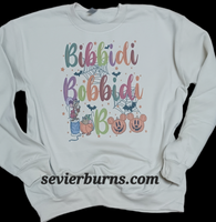 Bibbidi Bobbidi Boo Cinderella Theme Halloween Tan Sweatshirt or Tshirt