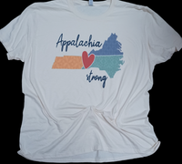 Hurricane Relief ADULT Tshirt APPALACHIA STRONG