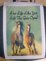 Beautiful Horse Garden Flag 12x18  SUBLIMATION