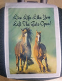 Beautiful Horse Garden Flag 12x18  SUBLIMATION