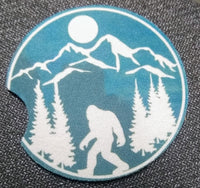 Bigfoot in the Smokies Set of 2 Car Coasters