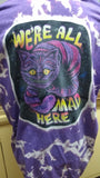 We're All Mad Here Bleached T-Shirt Adult