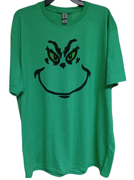 Grinch Face Green T-shirt