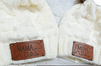 Mother and Daughter, baby or toddler, Beanie Hat Gift set CUTE