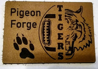 Pigeon Forge Tigers Local School Leather Patch Hats MULTIPLE CHOICES