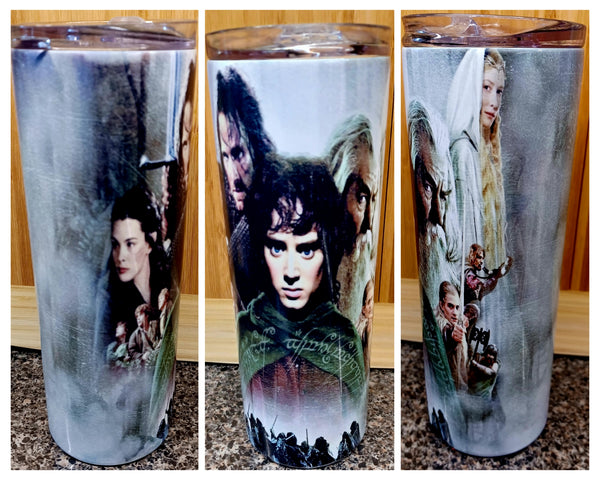Lord of the Rings 20 ounce skinny tumbler CHOOSE STYLE